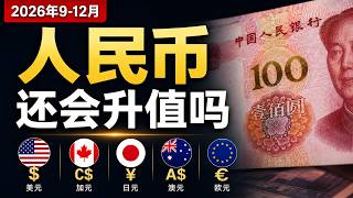 🔴人民币突然变强！美元还要跌？小心，你看到的可能是假象 | 汇率走势 美元 日元 加元 澳元 欧元