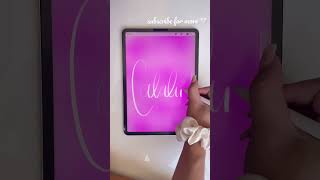Procreate tutorial: Requested Personalise Name art for Catalina 💗🖌 #procreate #procreatetutorial