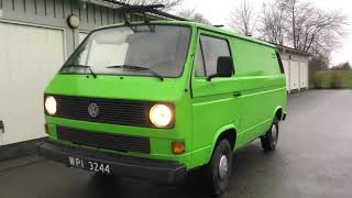 Volkswagen T3 Panelvan diesel walkaround