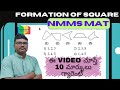 NMMS Mental ability (MAT)/Formation or Complete the square