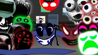 Famous Doors (Fanmade) vs Interminable Rooms (E-Section) - Part 6 | Stick Nodes Animation Wealth