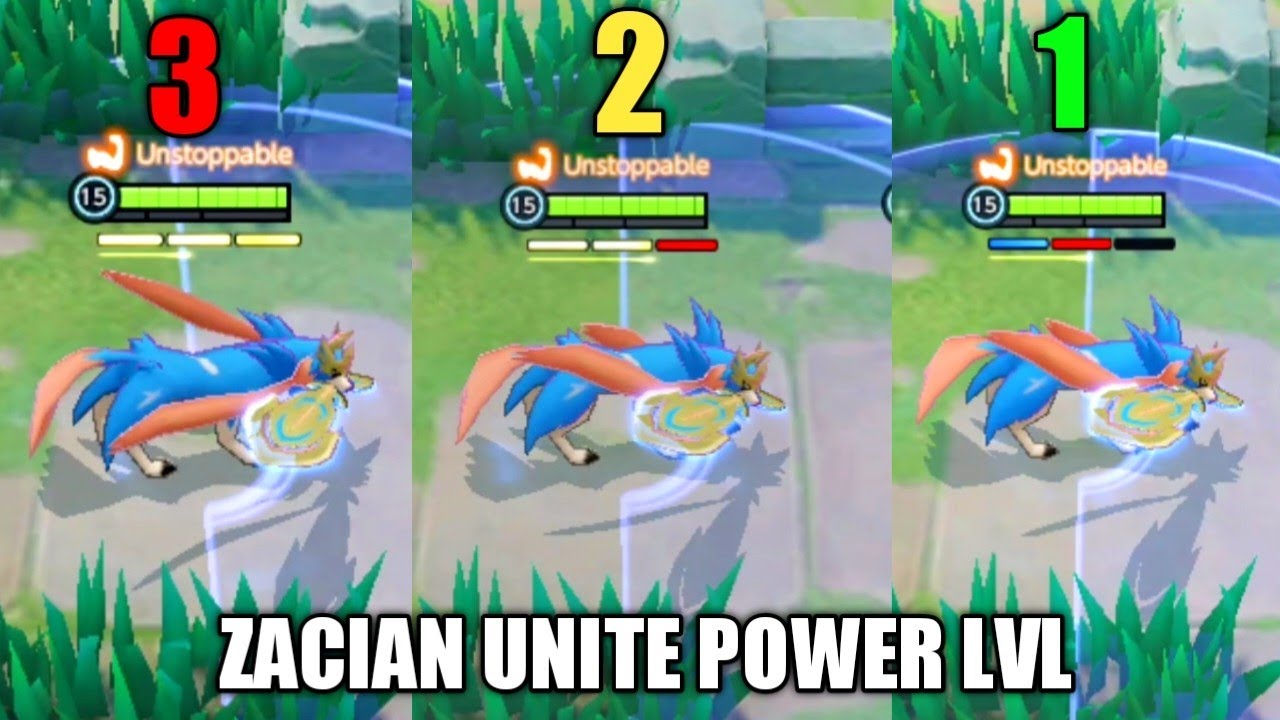 Zacian Unite Full Detail Of All Lvl || Pokemon unite - YouTube