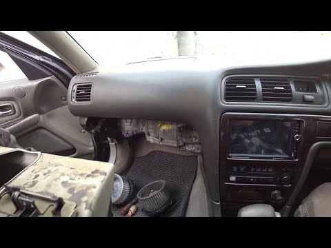 Замена моторчика печки Toyota Cresta 100