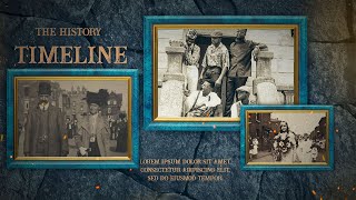 The History Timeline Slideshow After Effects Template