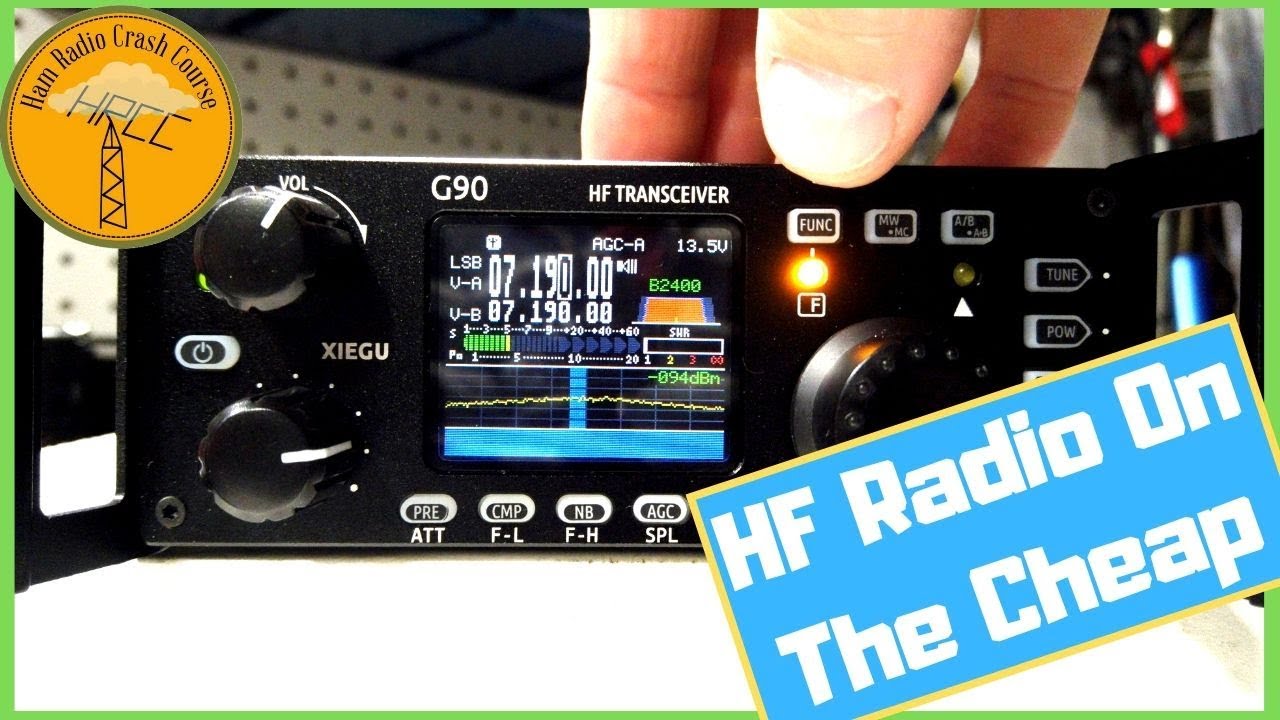 Xiegu G90 Portable SDR Amateur Radio Review, Low Cost HF 