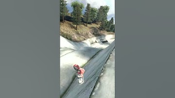 Mini Meat Man SHREDDING The Double Bridge Gap in Skate 3 #shorts