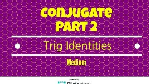 How to establish trig identities by multiplying by the conjugate. Medium