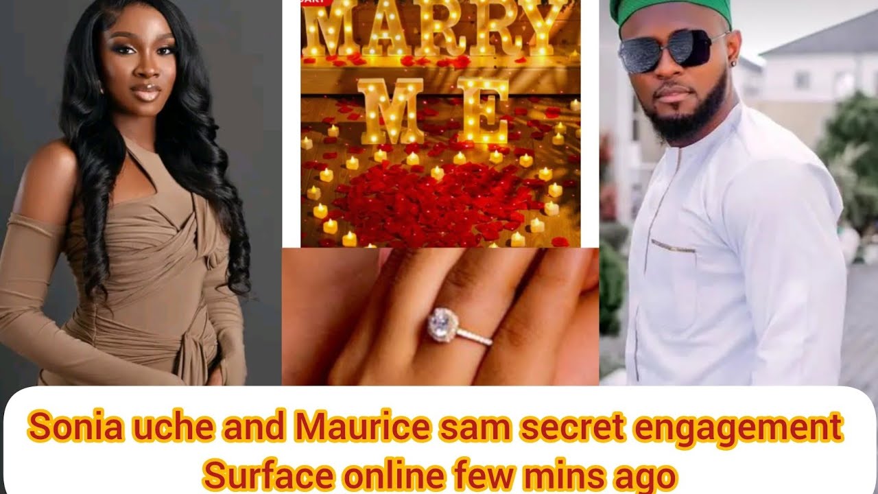 Maurice sam secret engagement video with Sonia uche finally surface online few min ago 