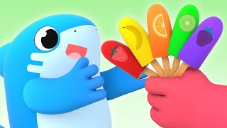 ICE CREAM TIME: LEARN THE COLORS with BABY SHARK! - Colors Songs For Kids | Shark Academy