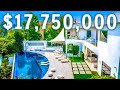 INSIDE A $17,750,000 MEGA MANSION With A HIDDEN FITNESS ROOM | Los Angeles Mansion Tour
