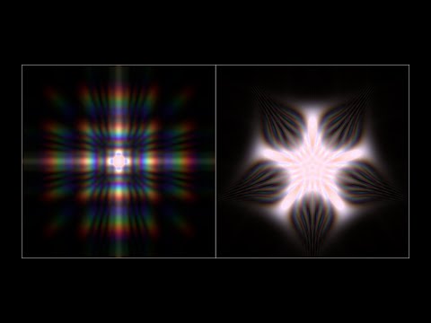 Amazing Simulations of White Light Diffraction Patterns