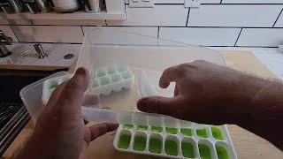 First Look Set of Four Silicone & Plastic Ice Cube Trays