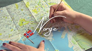 ASMR Norway & Oslo 🇳🇴 soft spoken map-tracing to help you sleep screenshot 3