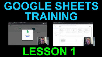 Google Sheets Training LESSON 1 Intro Video - Beginner Intermediate Spreadsheet Tutorial
