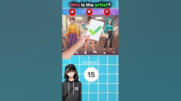 Guess who is the real painter?🤔#shorts​ #quiz​ #iqtest​ #riddles​