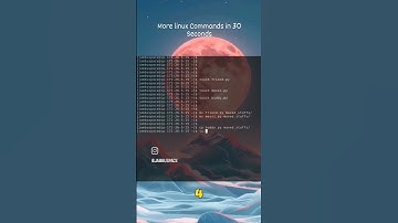 Linux Time!! Lets learn 5 new Linux Commands in 30secs #linux