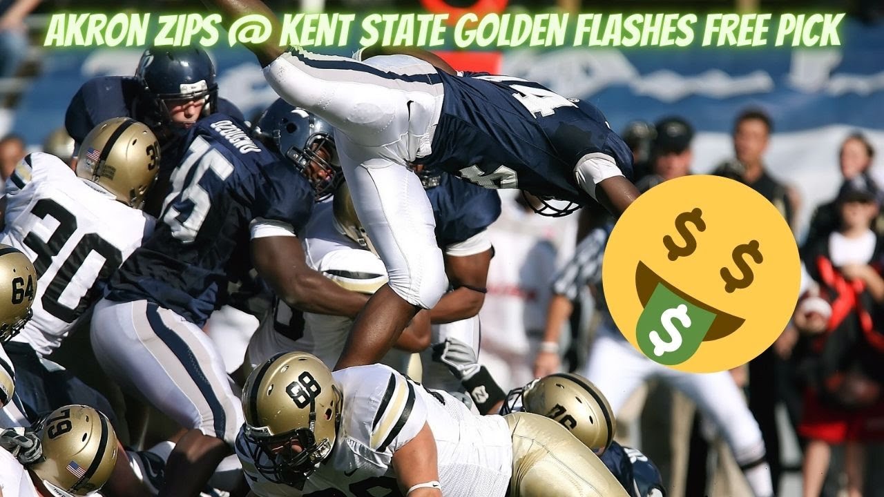 Akron Zips vs Kent State Golden Flashes Free Pick and College Football ...