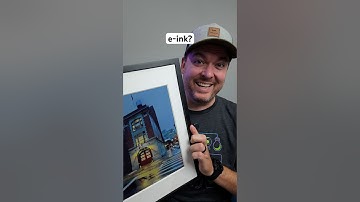 E-ink picture frame with NO wire! 😮