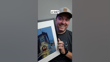 E-ink picture frame with NO wire! 😮