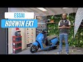 Essai horwin ek1  le scooter lectrique lgant et moderne 