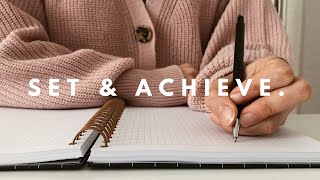 How to Set Goals for 2023 (FROM SCRATCH) \& Achieve Them | 2023 GOAL PLANNING