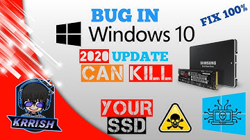 Windows 10 May 2020 update SSD Defrag BUG and What to do August 3rd 2020 Hindi | Krrish