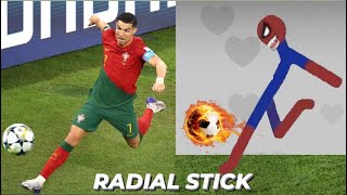KILLER FOOTBALL vs Stickman  | Stickman Dismounting funny and epic moments | Best Falls #110 screenshot 5
