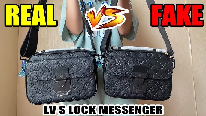 Real vs Fake Louis Vuitton S Lock Messenger Bag M58489 