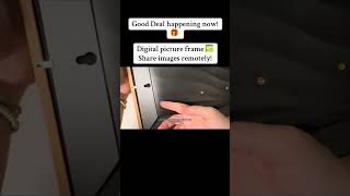 This is a digital picture frame by Frameo