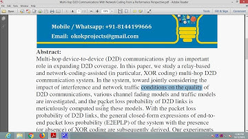 Multi Hop D2D Communications With Network Coding From a Performance Perspective