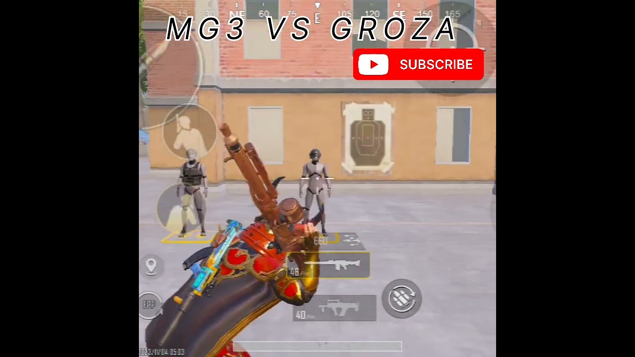 MG3 VS GROZA DAMAGE CHECK ✅