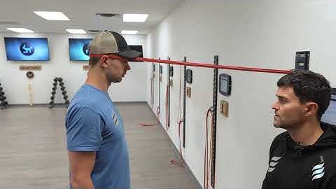 Standing Band Neck Flexion