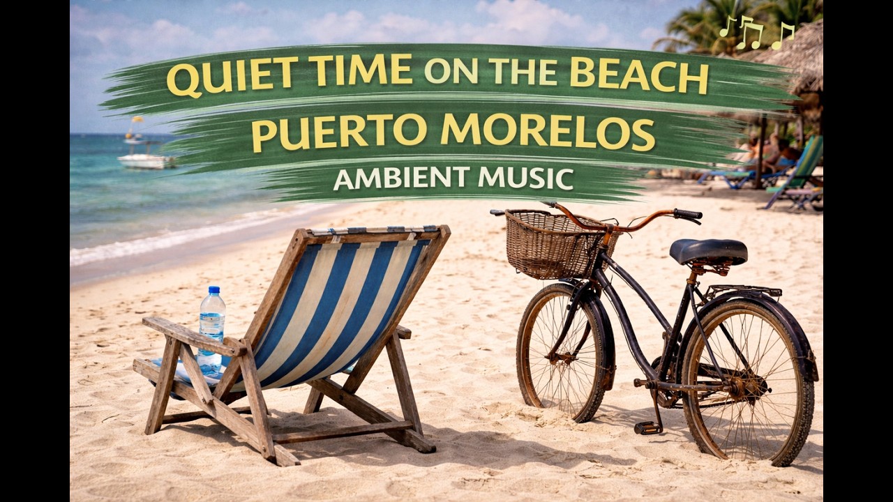 Sitting Still on the Beach | Watching Life Unfold | Puerto Morelos