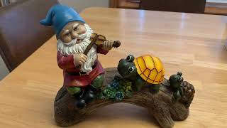 Suyorpe Garden Gnome Statue   Resin Gnomes and Tortoise Figurine Review, My Favorite Gnome!