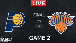 New York Knicks Vs Indiana Pacers Full Game 2 Highlights May 23 2025