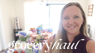 FAMILY OF 7 GROCERY HAUL || WEEKLY GROCERIES AND SMALL PANTRY RESTOCK