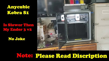 Anycubic Kobra S1 Is Slow As A Turtle