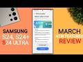 Samsung S24/S24+/S24 Ultra March Update Review | New Features | S24 Series One Ui 8.5