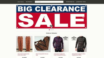 Website Ecommerce Professional dengan Codeigniter3, Bootstrap4, PHP7, IonAuth2 dan API Rajaongkir