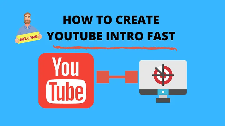 how to create an animated youtube intro/outro fast #animation #intro