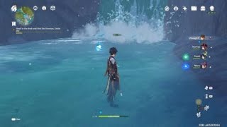 I found a swimming Hilichurl