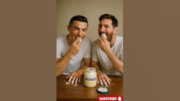 Squid Game Ronaldo Messi AI Edible Mayo Balls Eating Asmr #squidgame #squidgame2 #asmr #ai #ronaldo