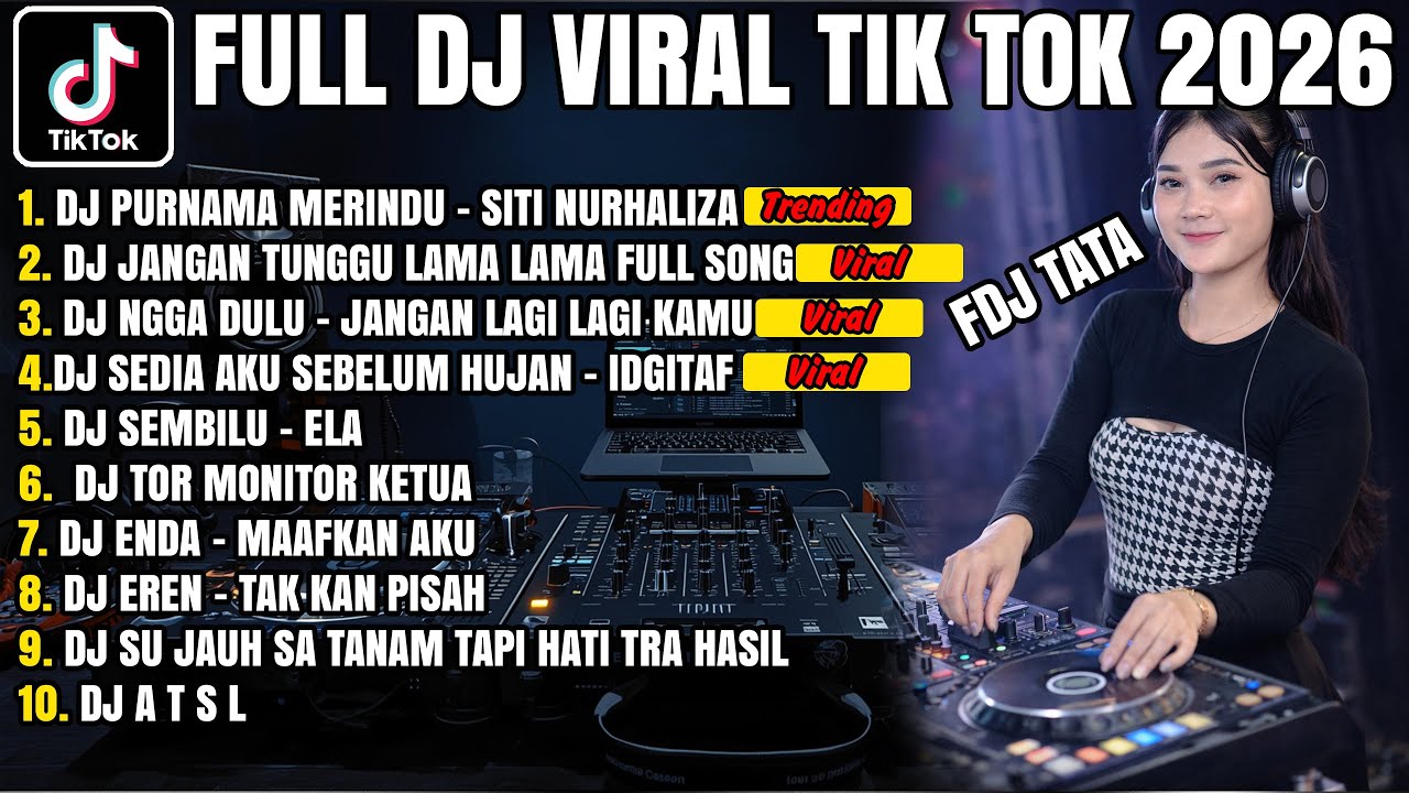 DJ PURNAMA MERINDU – SITI NURHALIZA 🎧 Remix Slow Full Bass | DJ Viral 2026