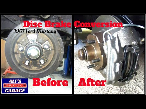 Disc Brake Conversion - Rotor & Caliper - 1967 Ford Mustang