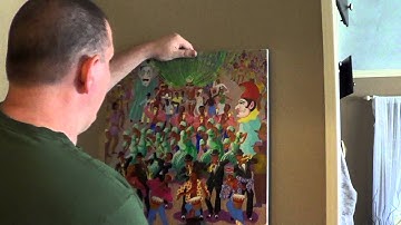 MrINJEN SE Using Security Hardware for Hanging Picture Frames