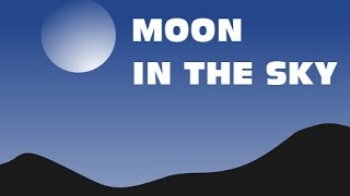 moon in the sky | CorelDraw Tutorial (interactive fill, transparency, freehand & smart fill)