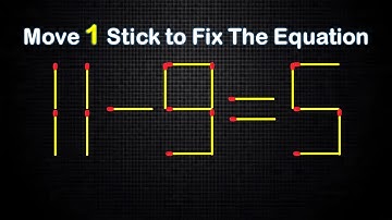 Only 1% Can Solve This Matchstick Puzzle – Move 1 Stick to Win!
