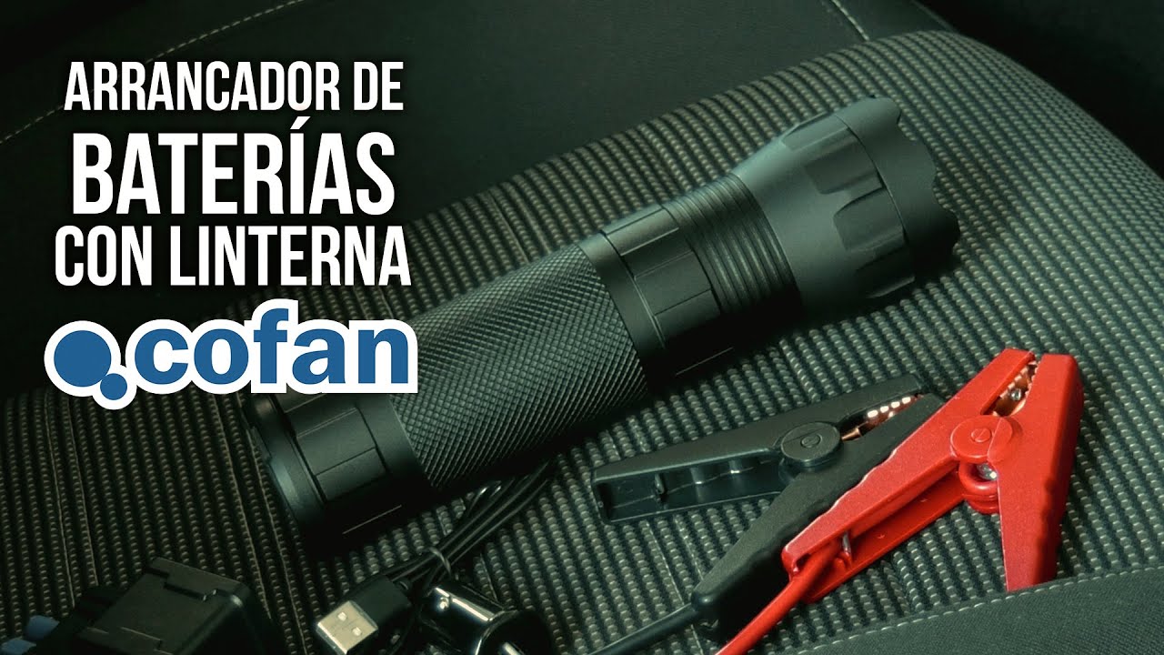 🚨¡No te quedes tirado! El MEJOR arrancador de baterías 600A con linterna LED y power bank USB 🔋🔥