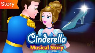 Cinderella Musical Story | Fairy Tales and Bedtime Stories | Tiny Princess Story