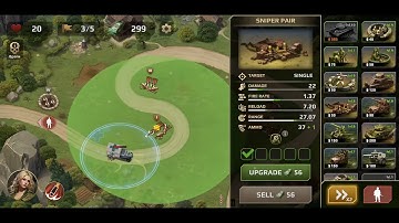 WWII Defense: RTS Army TD Game (mobile) Level 26 (Easy)